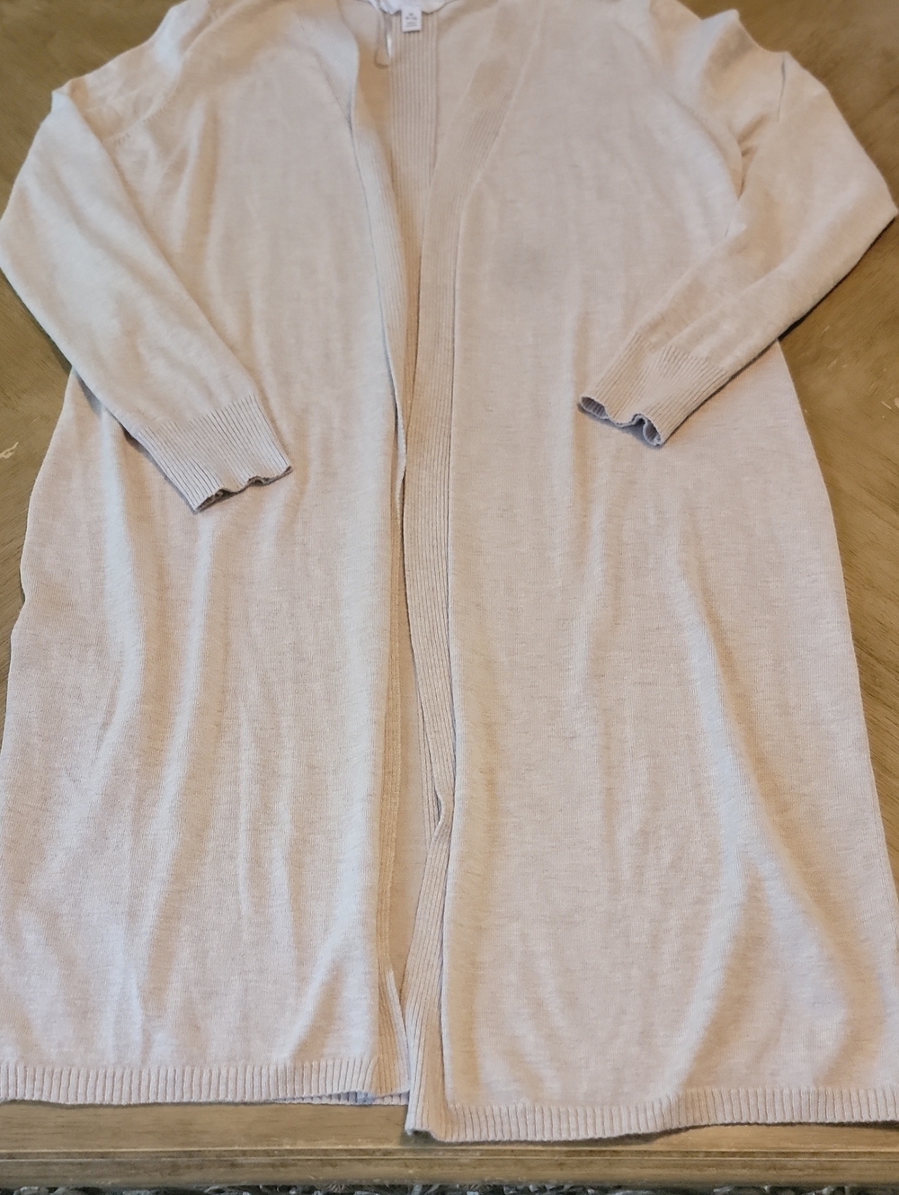 Time & Tru Duster Cardigan